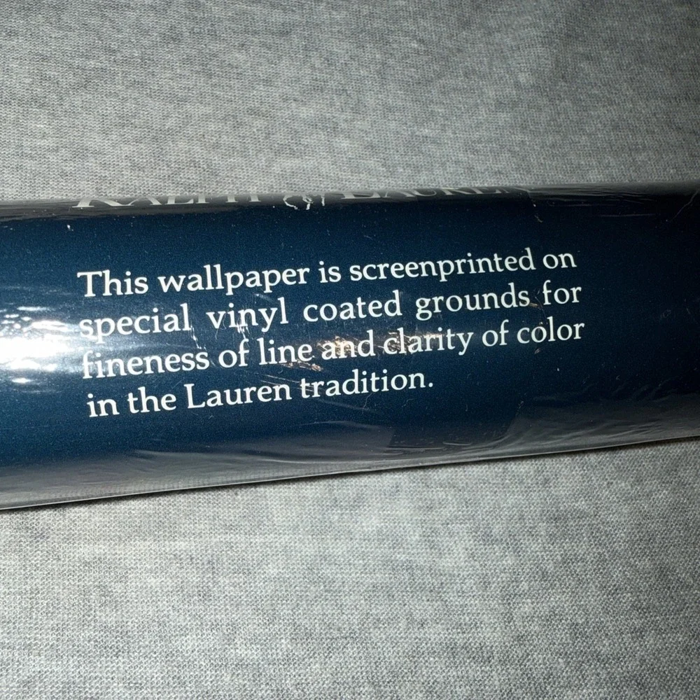 VINTAGE Ralph Lauren Wallpaper Off White-Ivory Color 2 Double Rolls New